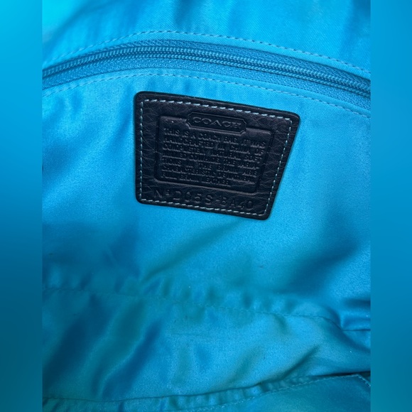 Vintage Leather Coach Chelsea Turnlock shoulder bag 8A40 - Picture 11 of 12